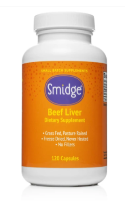 Beef Liver (120 capsules) - Smidge