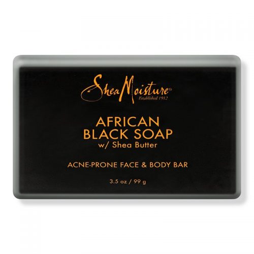African Black Bar Soap with Shea Butter, 99 g - SheaMoisture