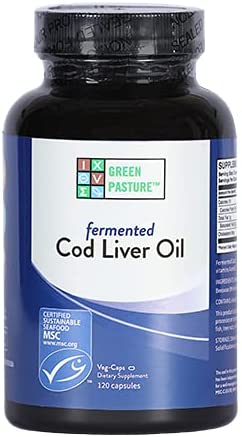 Fermented Cod Liver Oil - 120 Caps - Green Pasture