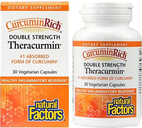 CurcuminRich, Double Strength Theracurmin, 30 Vegetarian Capsules - Natural Factors