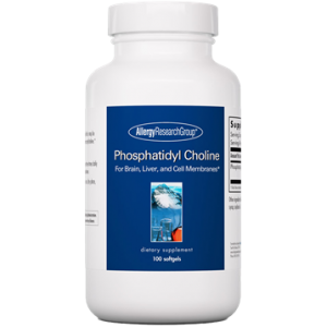 Phosphatidyl Choline 100 gels - Nutricology / Allergy Research Group