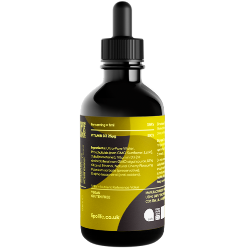 LVD1 - Liposomal Vitamin D3 K2 (Cherry & Vanilla) 60ml - Lipolife
