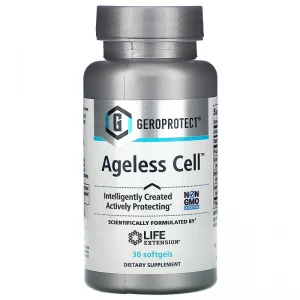 GEROPROTECT Ageless Cell, 30 Softgels - Life Extension - BBE - 31/08/2024