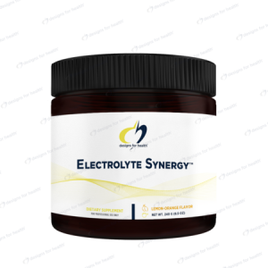 Electrolyte Synergy Powder (Lemon-Orange Flavour) 240g - Designs for Health