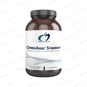 OmegAvail Synergy (180 Capsules) - Designs for Health