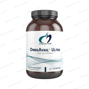 OmegAvail Ultra TG (120 Softgels) - Designs for Health - BBE - 31/08/2024