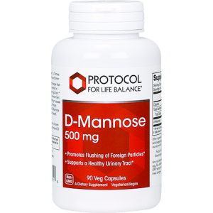 D-Mannose 500mg 90 vegcaps - Protocol For Life Balance