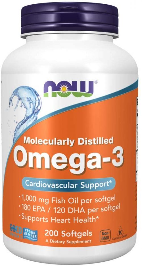 Omega-3, 180 EPA /120 DHA, 200 Softgels - NOW Foods