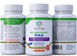 Spectrum Support II (PAK) Vitamins, 180 Caps - BrainChild Nutritionals