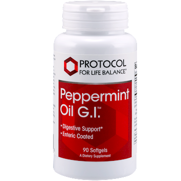 Peppermint Oil G.I. 90 Softgels - Protocol For Life Balance