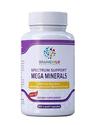 Spectrum Support Mega-Minerals 180 caps - BrainChild Nutritionals