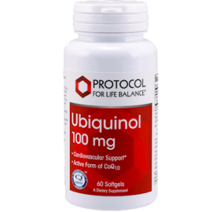 Ubiquinol 100mg 60 gels - Protocol For Life Balance