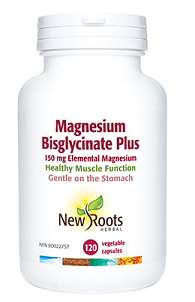 Magnesium Bisglycinate Plus (120 capsules) - New Roots Herbal