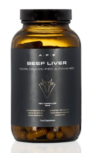 Grass-Fed Beef Liver - 180 Capsules - APE Nutrition