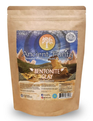 Organic Bentonite Clay (500g) - Ancient Purity