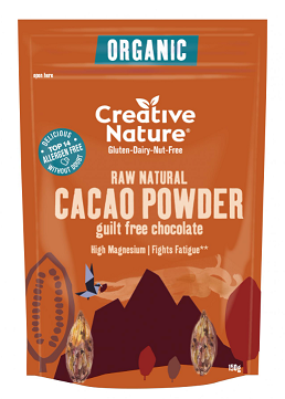Organic Cacao Powder, 150g - Creative Nature
