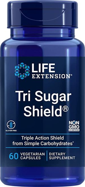 Tri Sugar Shield, 60 Veg Caps - Life Extension