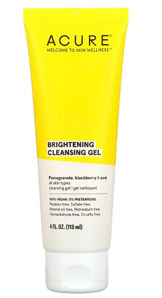 Brightening Cleansing Gel, 4 fl oz (118 ml) - Acure