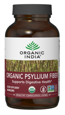 Organic Psyllium Fiber (180 capsules) - Organic India