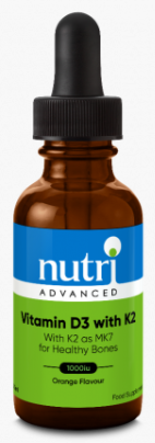 Vitamin D3 with K2 (30ml) - Nutri Advanced