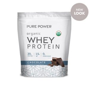 Pure Power Organic Whey Protein (Chocolate) 20.60 oz (585g) – Dr Mercola