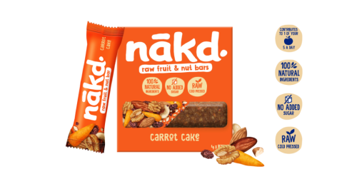 Carrot Cake Nakd 18 x 35g Bar (CASE of 18) - Nakd