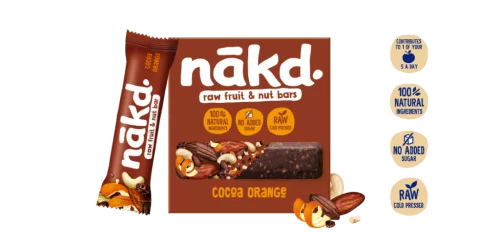 Cocoa Orange Nakd 18 x 35g Bar (CASE of 18) - Nakd
