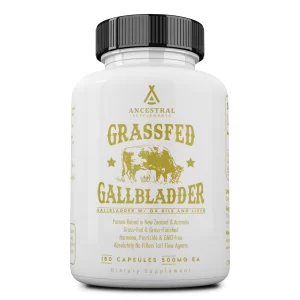 Ancestral Supplements Beef Gallbladder Capsules