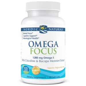 Omega Focus 1,280 mg, 60 Soft Gels - Nordic Naturals