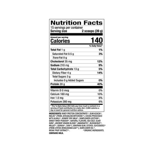 Pure Power Organic Whey Protein (Chocolate) 20.60 oz (585g) – Dr Mercola