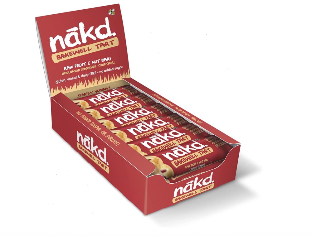 Bakewell Tart Nakd Case of 18 35g Bars Natures Fix