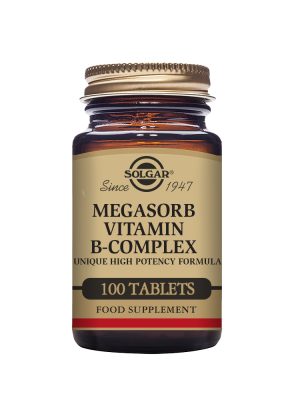 Megasorb Vitamin B-Complex 100 Tablets - Solgar