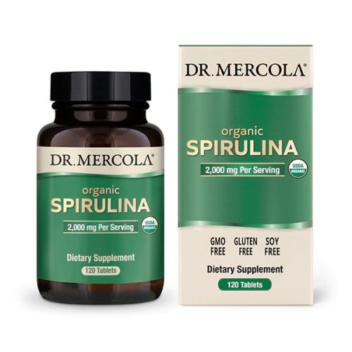 Organic Spirulina (Formerly Spiru-Blue) 120 Tablets - Dr Mercola