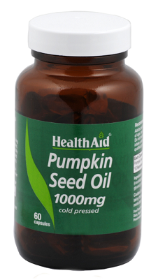 Pumpkin Seed Oil 1000mg (60 capsules) - Health Aid