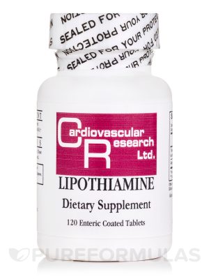 Lipothiamine - 120 Enteric Coated Tablets - Ecological Formulas