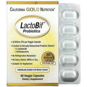 LactoBif Probiotics, 30 Billion CFU, 60 Veggie Capsules - California Gold Nutrition