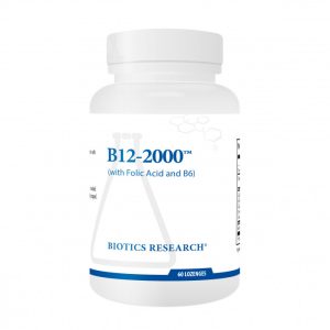 B12-2000, 60 Lozenges - Biotics Research