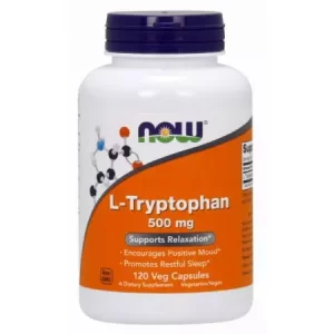 L-Tryptophan, 500 mg, 120 Veg Caps - Now Foods
