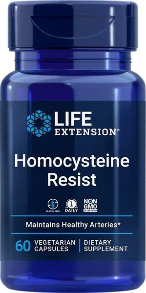 Homocysteine Resist, 60 Vegetarian Capsules - Life Extension