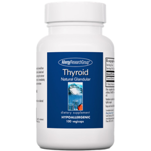 Thyroid Natural Glandular, 100 Capsules - Allergy Research Group