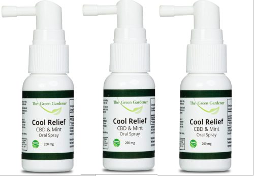 Cool Relief CBD & Mint Oral Spray (3 bottles) - The Green Gardener *SOI*