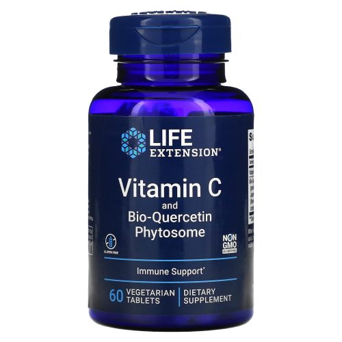 Vitamin C and Bio-Quercetin Phytosome- 60 Vegetarian Tablets - Life Extension