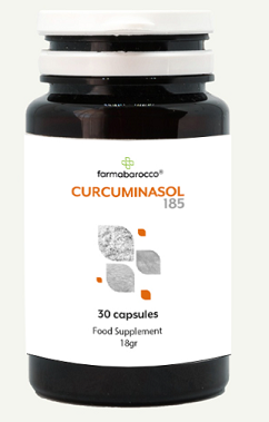 Curcuminasol 185 (30 capsules) - Farmabarocco - BBE - 30/06/2024