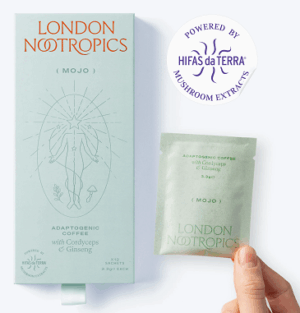Mojo Adaptogenic Coffee with Cordyceps & Ginseng - 12 Sachets - London Nootropics