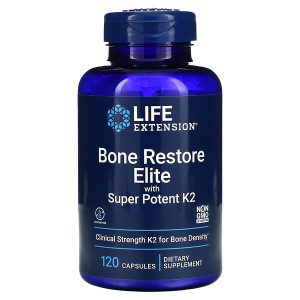 Bone Restore Elite with Super Potent K2 - 120 Capsules - Life Extension