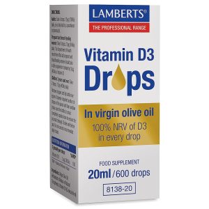 Vitamin D3 Drops 20ml/600 Drops - Lamberts