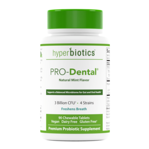 Pro-Dental Probiotics – Hyperbiotics - (Natural Mint Flavour) 90 Chewable Tablets