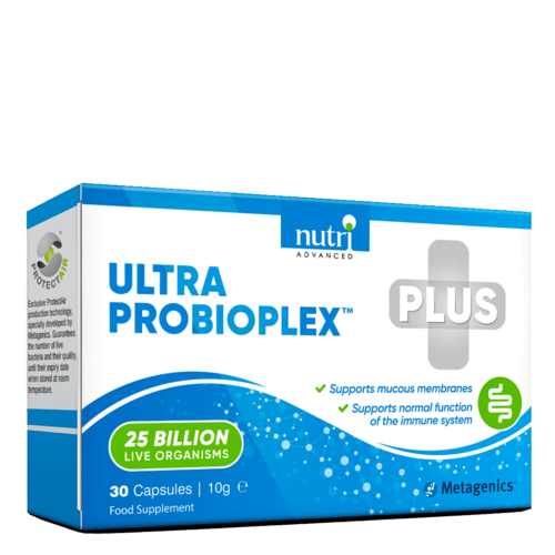 Ultra Probioplex Plus Probiotic, 30 Capsules - Nutri Advanced