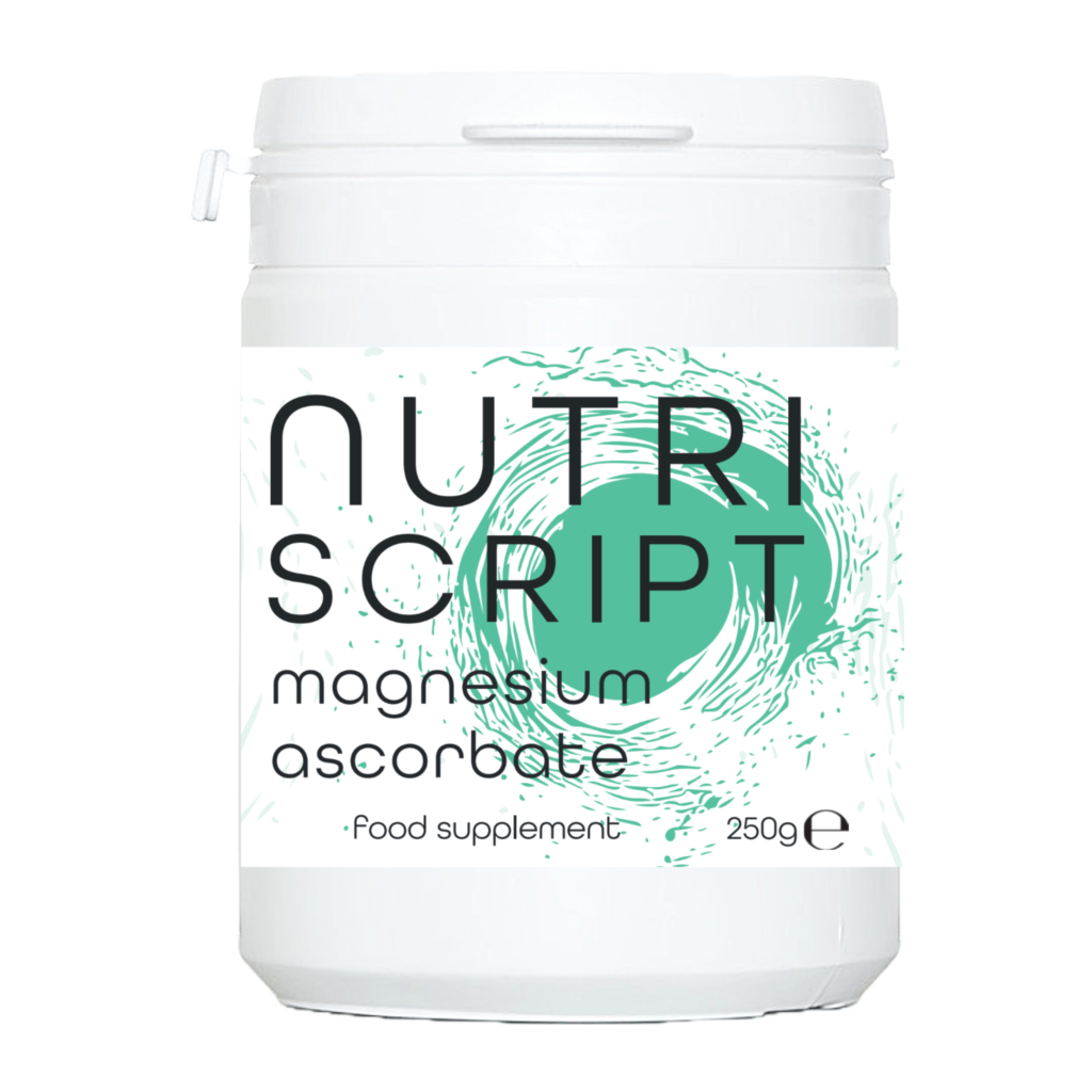 Magnesium Ascorbate Powder 250g - Nutriscript