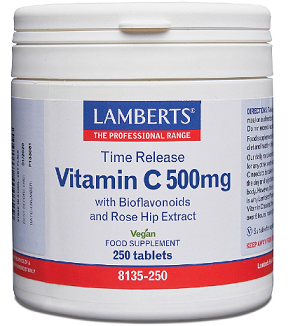 Time Release Vitamin C 500mg (250 tablets) - Lamberts